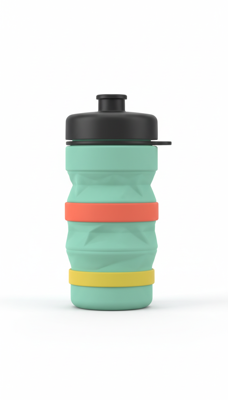 Mint Collapsible Water Bottle