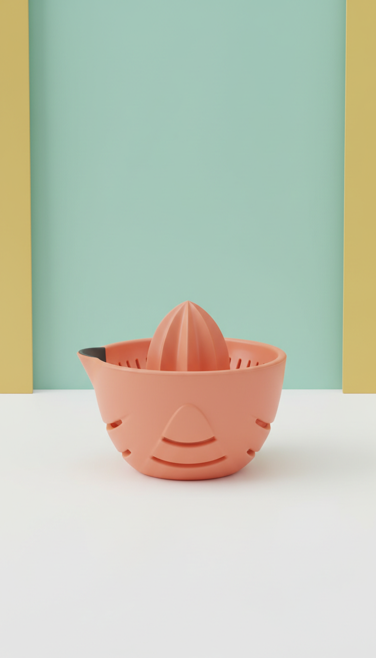 Salmon Silicone Citrus Juicer